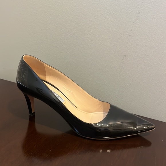 Prada Parent Leather Pumps. - Picture 5 of 12